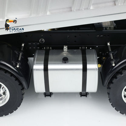 TOUCAN RC HOBBY LESU 1/14 RTR RC Hydraulic Dump Truck FMX Cabin 8X8 Metal Chassis Dumper Assembled and Painted Light Sound System FS I6S