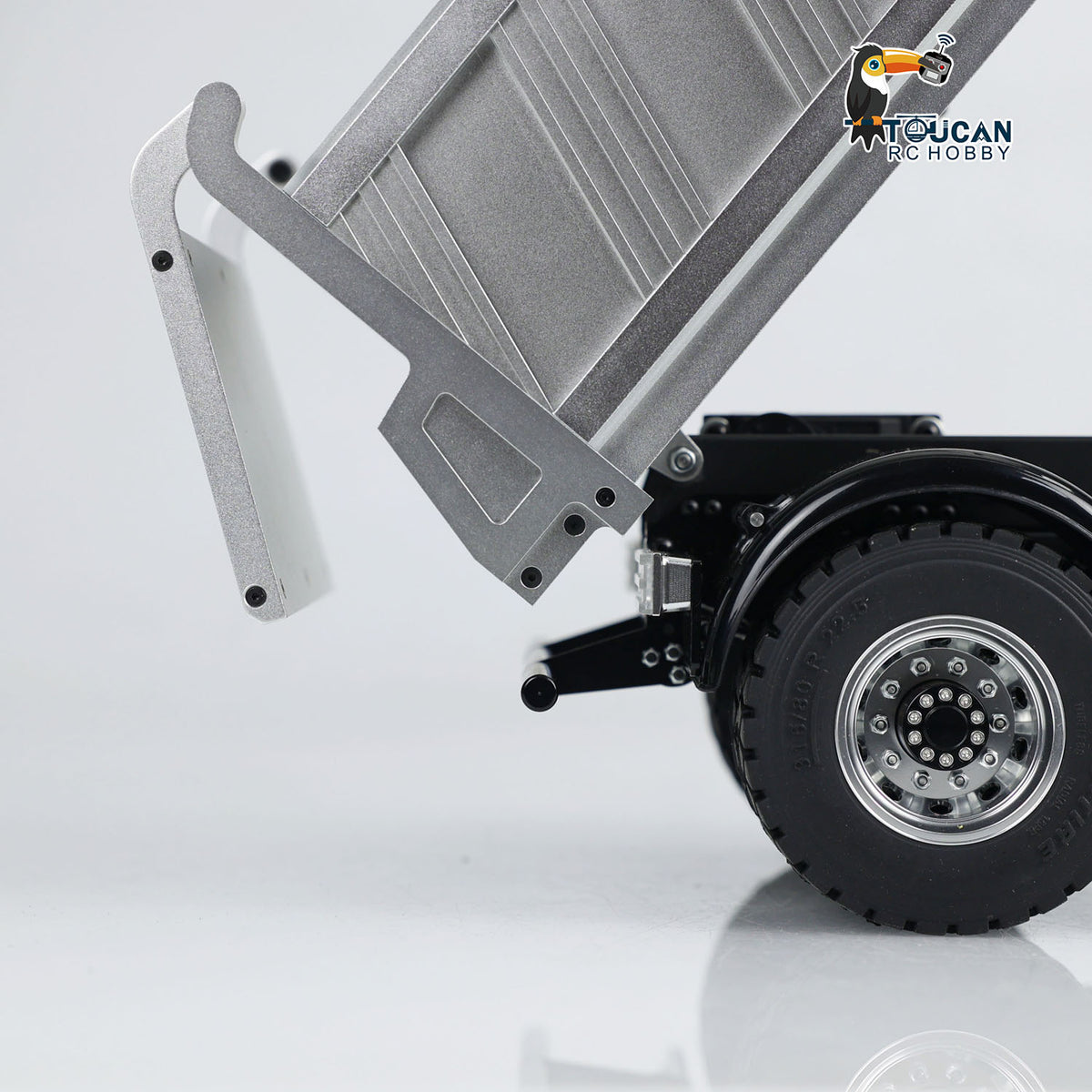 TOUCAN RC HOBBY LESU 1/14 RTR RC Hydraulic Dump Truck FMX Cabin 8X8 Metal Chassis Dumper Assembled and Painted Light Sound System FS I6S
