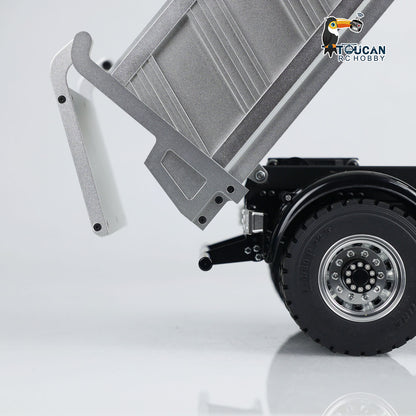 TOUCAN RC HOBBY LESU 1/14 RTR RC Hydraulic Dump Truck FMX Cabin 8X8 Metal Chassis Dumper Assembled and Painted Light Sound System FS I6S