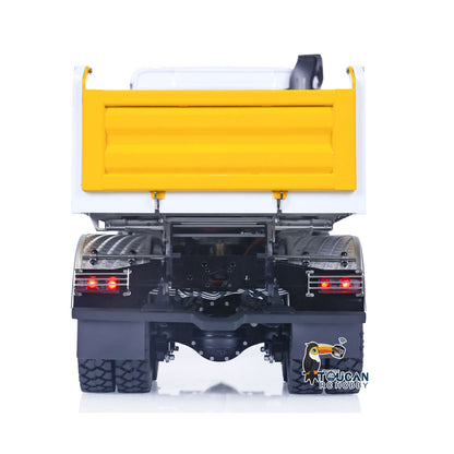 TOUCAN RC HOBBY LESU K3363 Cabin 1/14 Metal 6x6 RC Hydraulic Dump Truck Model FlySky I6S Radio Controller 3 Speed Transmission Differential Lock for Club Events