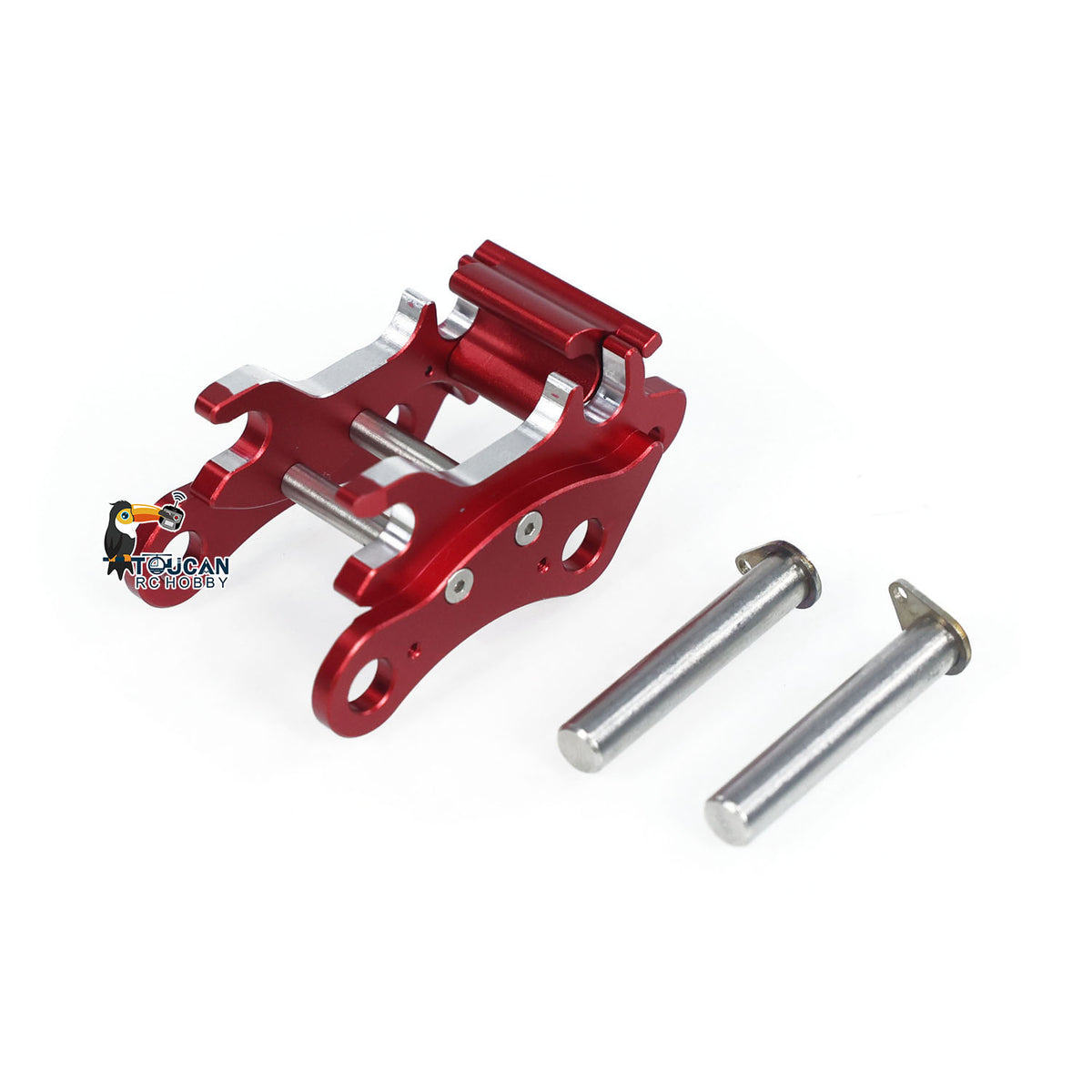 TOUCAN RC HOBBY CUT RC Hobby Metal Manual Quick Release Coupler Bucket Upgrade Parts Hydraulic System Pump Reversing Valve Cylinder for 1:14 RC Hydraulic 3 Arms Excavator EC160E