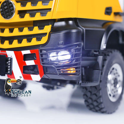 TOUCAN RC HOBBY LESU K3363 Cabin 1/14 Metal 6x6 RC Hydraulic Dump Truck Model FlySky I6S Radio Controller 3 Speed Transmission Differential Lock for Club Events