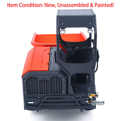 TOUCAN RC HOBBY 1/14 Hydraulic Remote Control Tracked Dumper KC300HR-5 Unpainted KIT LESU Metal RC Tipper Model Light System No Battery