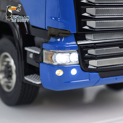 TOUCAN RC HOBBY LXY G88 1/14 Metal 8x8 RC Roll On Off Hydraulic Dump Truck PNP 3 Speed Transmission Differential Lock Axles ST8 Controller Light Sound System for Construction Model Collectors