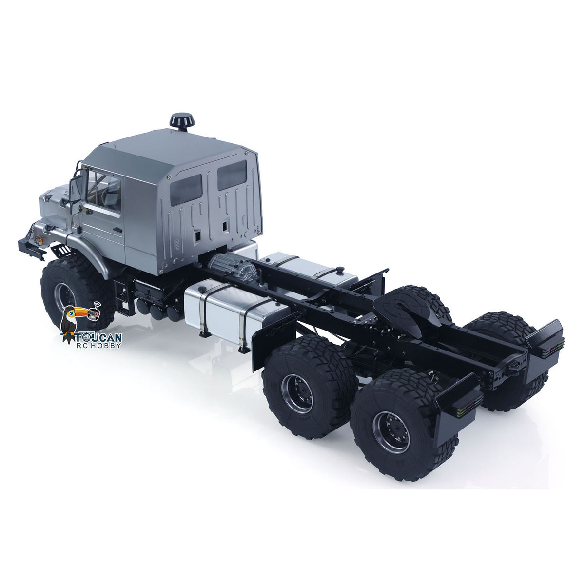 TOUCAN RC HOBBY JDModel 218 1/14 6*6 Plastic RC Tractor Truck Kit/PNP 2-Speed Transmission Hobbywing Brushed ESC Motor Differential Lock DIY Model for Enthusiasts