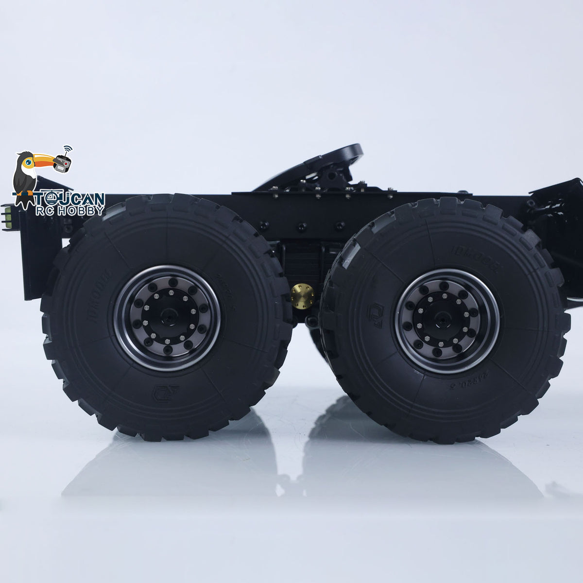 TOUCAN RC HOBBY JDModel 218 1/14 6*6 Plastic RC Tractor Truck Kit/PNP 2-Speed Transmission Hobbywing Brushed ESC Motor Differential Lock DIY Model for Enthusiasts