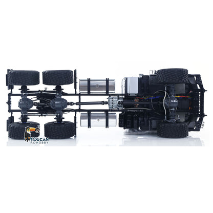 TOUCAN RC HOBBY JDModel 218 1/14 6*6 Plastic RC Tractor Truck Kit/PNP 2-Speed Transmission Hobbywing Brushed ESC Motor Differential Lock DIY Model for Enthusiasts