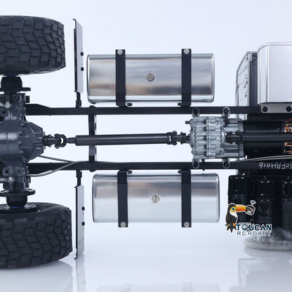 TOUCAN RC HOBBY JDModel 218 1/14 6*6 Plastic RC Tractor Truck Kit/PNP 2-Speed Transmission Hobbywing Brushed ESC Motor Differential Lock DIY Model for Enthusiasts