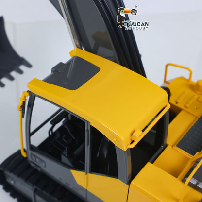 TOUCAN RC HOBBY 1/16 Double E E598 003 Electric Lifting RC Excavator Metal 2Arms Remote Control Digger Hammer Bucket Claw 360 Degrees Rotating
