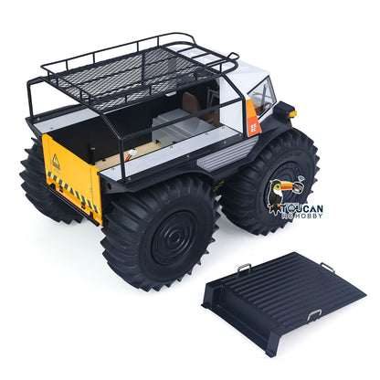 TOUCAN RC HOBBY 1/10 Scale All-terrain RC Off-road Vehicle Amphibious Climbing Car KIT/RTR D-E077 Painted Light Sound System