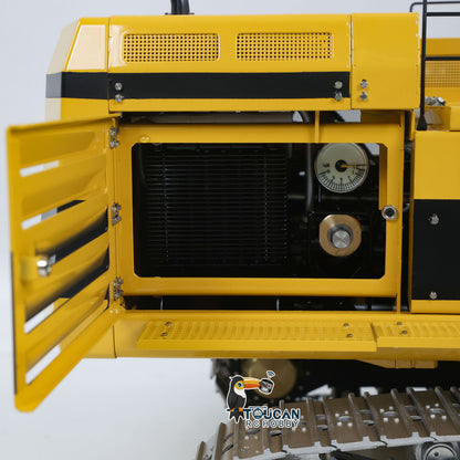 TOUCAN RC HOBBY LESU C374F 1/14 Metal RC Hydraulic Excavator B0001 RTR Brushless Motor 6CH Brass Valve Quick Release Coupler Smoke LCD Screen Sound Light System PL18EV Lite Controller