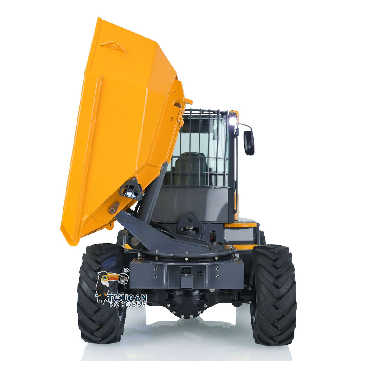 TOUCAN RC HOBBY LESU 1/14 4X4 Painted AOUE 6MDX Metal Articulated Remote Controlled Hydraulic Dumper Truck Tipper Car ESC PNP Motor