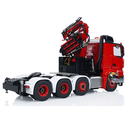 TOUCAN RC HOBBY LESU 8x8 1/14 RC Hydraulic Crane Tractor Truck Fly Jib Remote Control Cars Model