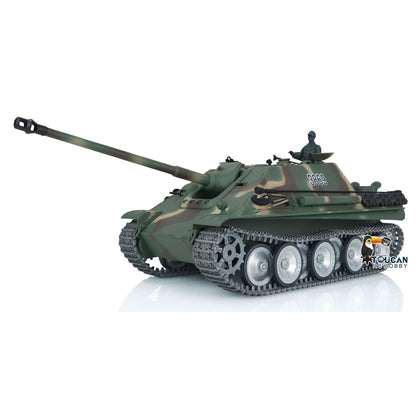 TOUCAN RC HOBBY Heng Long 1/16 TK7.0 Profession German Jadpanther RTR RC Tank 3869 FPV Smoke Infrared Combat BB Unit Metal Sprockets Idlers Road Wheels Tracks