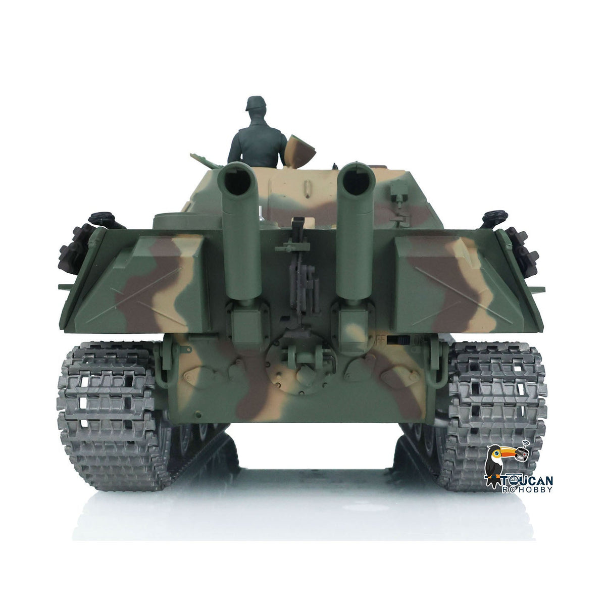 TOUCAN RC HOBBY Heng Long 1/16 TK7.0 Profession German Jadpanther RTR RC Tank 3869 FPV Smoke Infrared Combat BB Unit Metal Sprockets Idlers Road Wheels Tracks