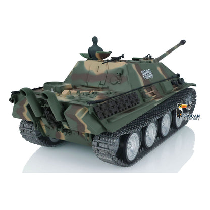 TOUCAN RC HOBBY Heng Long 1/16 TK7.0 Profession German Jadpanther RTR RC Tank 3869 FPV Smoke Infrared Combat BB Unit Metal Sprockets Idlers Road Wheels Tracks