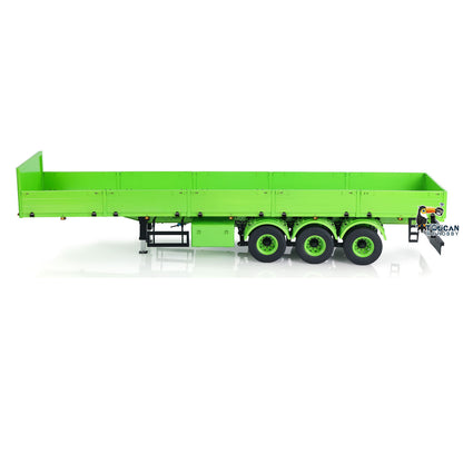 TOUCAN RC HOBBY LXY 3 Axles 1/14 Metal Semi Trailer for Remote Control Tractor Truck Lorry RC Hydraulic Dump Trucks DIY Painting Assembled Model