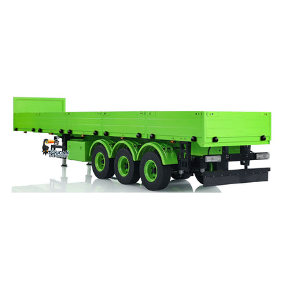 TOUCAN RC HOBBY LXY 3 Axles 1/14 Metal Semi Trailer for Remote Control Tractor Truck Lorry RC Hydraulic Dump Trucks DIY Painting Assembled Model