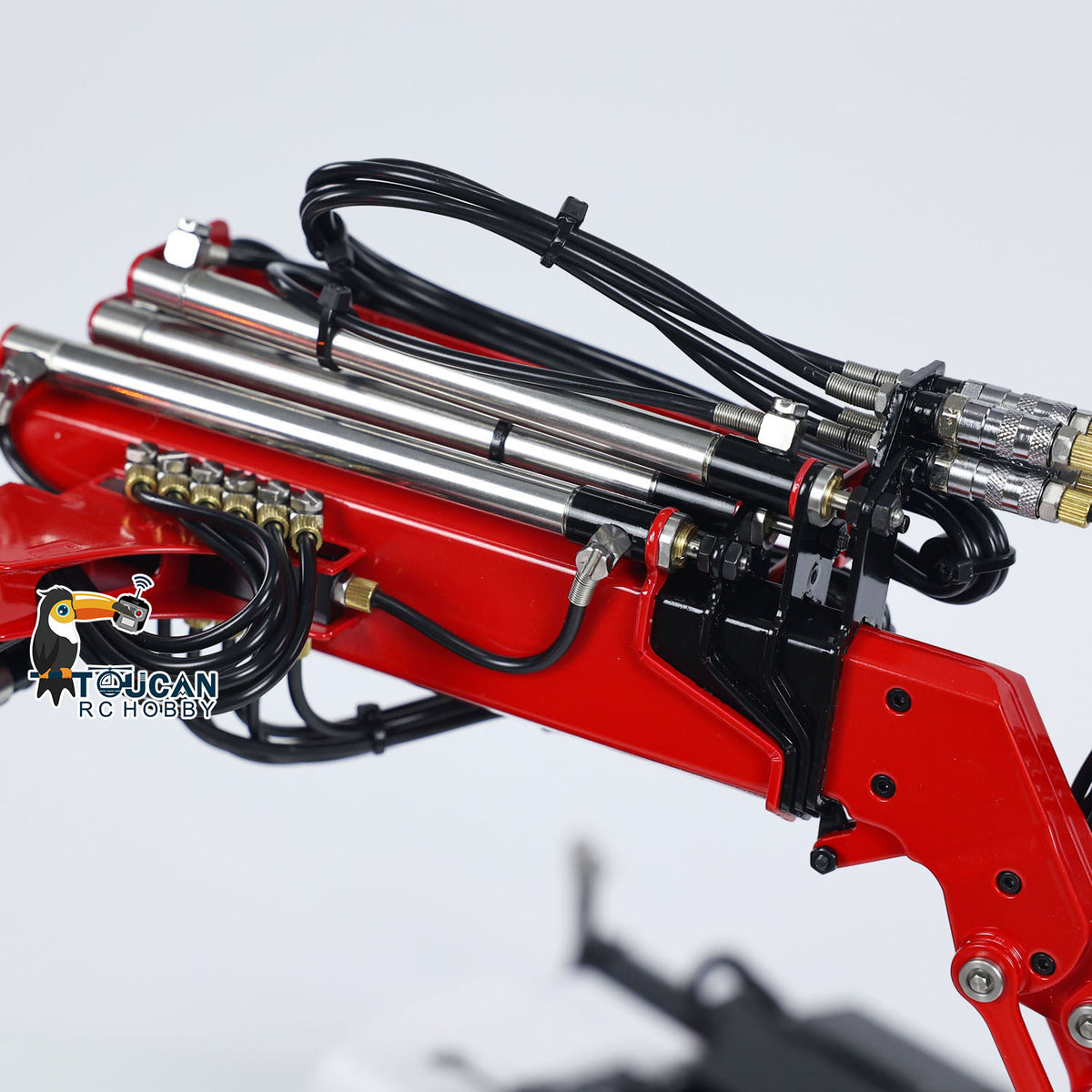 TOUCAN RC HOBBY LESU 8x8 1/14 RC Hydraulic Crane Tractor Truck Fly Jib Remote Control Cars Model