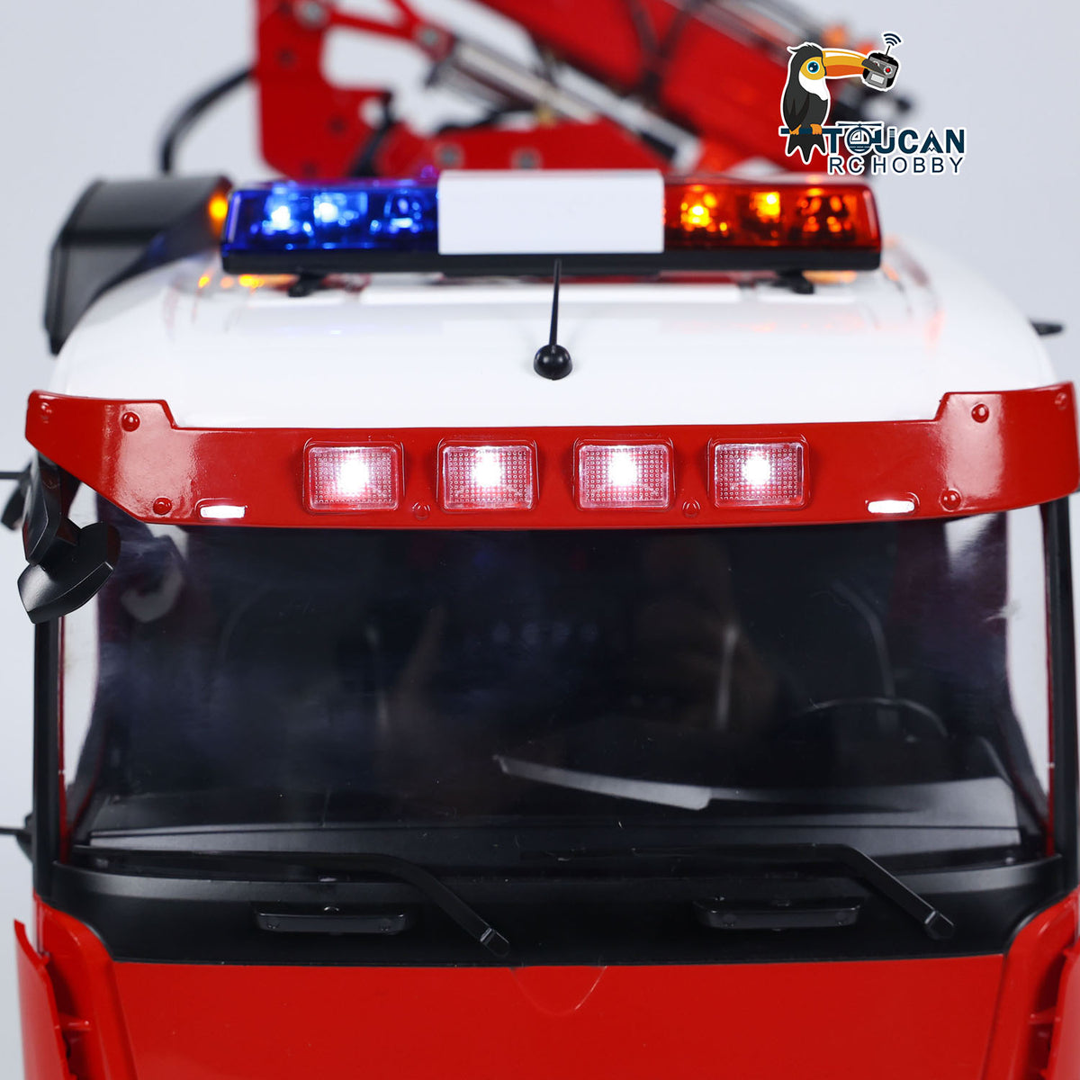 TOUCAN RC HOBBY LESU 8x8 1/14 RC Hydraulic Crane Tractor Truck Fly Jib Remote Control Cars Model
