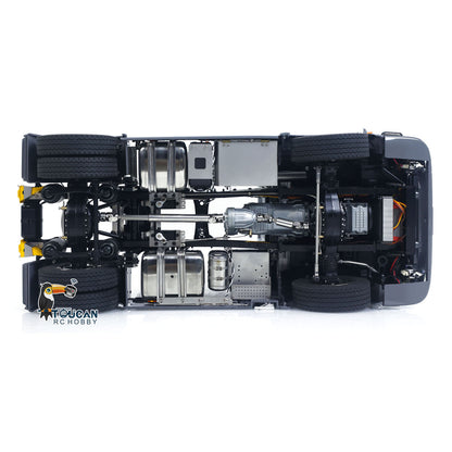 TOUCAN RC HOBBY LXY Metal Chassis Fifth Wheel 4X4 1/14 3Speed Radio Control Tractor Truck 770S Axle Locks Brushed ESC Motor Light System No Battery