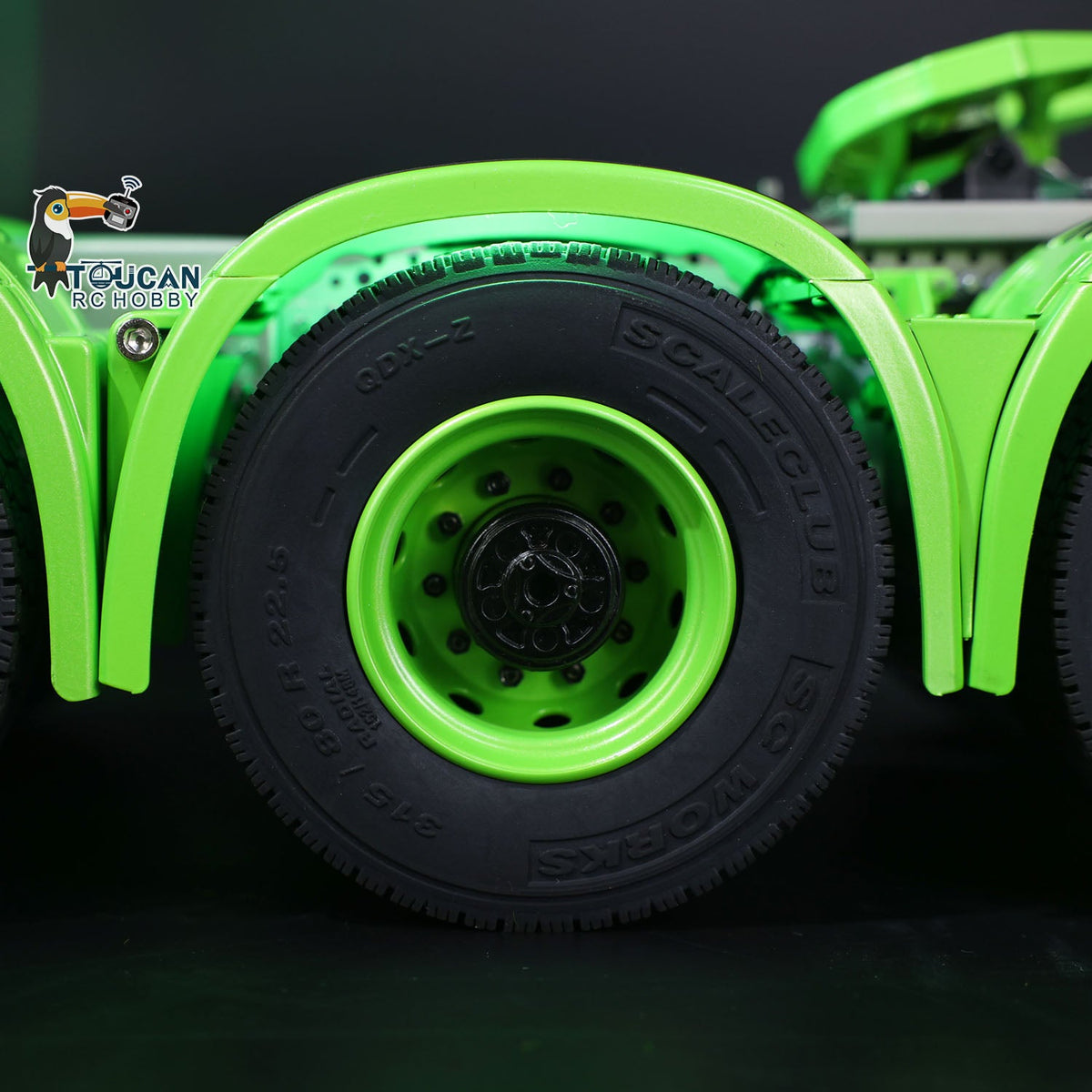 TOUCAN RC HOBBY ScaleClub 8x8 Metal Chassis 1/14 RC Tractor Truck 770S Remote Control Lorry ST8 Radio Battery RTR Warning Lights Spotlight Magnetic Roof