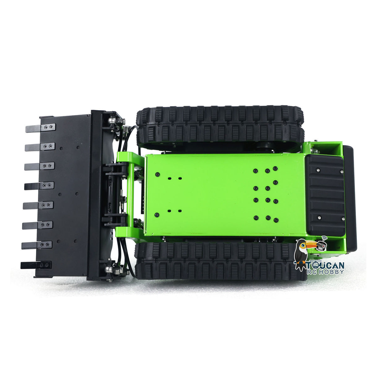 TOUCAN RC HOBBY LESU AOUE LT5 Chargeuse compacte radiocommandée 1/14 en métal, camion de construction hydraulique avec sons, lumières et radiocommande FlySky i6S pour passionnés de modélisme
