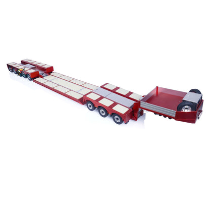 TOUCAN RC HOBBY Degree 996 8 Axles Metal Painted 1/14 RC Hydraulic Trailer Remote Control Truck Model 5+3 Hydraulically Suspended Truck