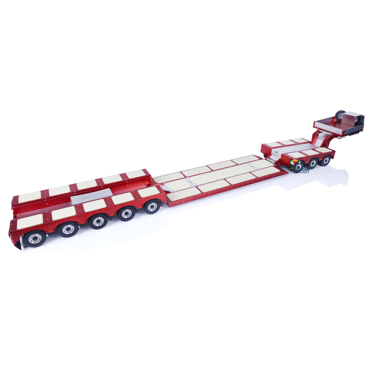 TOUCAN RC HOBBY Degree 996 8 Axles Metal Painted 1/14 RC Hydraulic Trailer Remote Control Truck Model 5+3 Hydraulically Suspended Truck