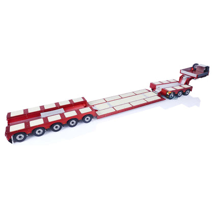 TOUCAN RC HOBBY Degree 996 8 Axles Metal Painted 1/14 RC Hydraulic Trailer Remote Control Truck Model 5+3 Hydraulically Suspended Truck