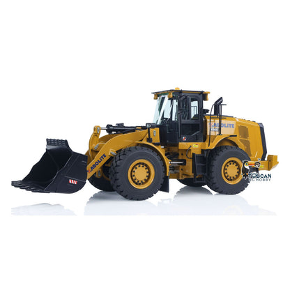 TOUCAN RC HOBBY US Stock HUINA K966 KABOLITE 2.4Ghz 1/16 Scale Hydraulic RC Loader 966 Truck Car RTR Model W/7500mAh Battery Charger Light Transmitter