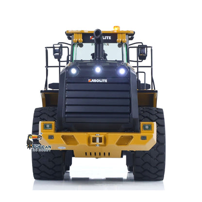 TOUCAN RC HOBBY US Stock HUINA K966 KABOLITE 2.4Ghz 1/16 Scale Hydraulic RC Loader 966 Truck Car RTR Model W/7500mAh Battery Charger Light Transmitter