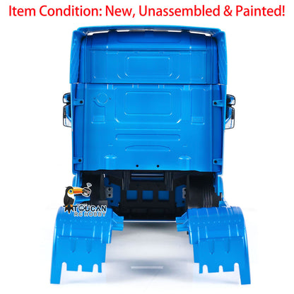 TOUCAN RC HOBBY HHRC Plastic R730 Cabin Body Shell for 1/14 RC Car 6x6 6x4 Remote Control Tractor Simulation Truck Hobby Model DIY Painted