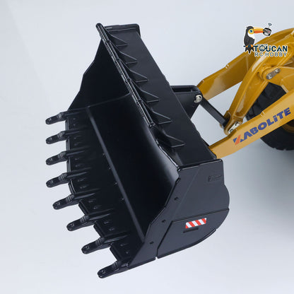 TOUCAN RC HOBBY US Stock HUINA K966 KABOLITE 2.4Ghz 1/16 Scale Hydraulic RC Loader 966 Truck Car RTR Model W/7500mAh Battery Charger Light Transmitter