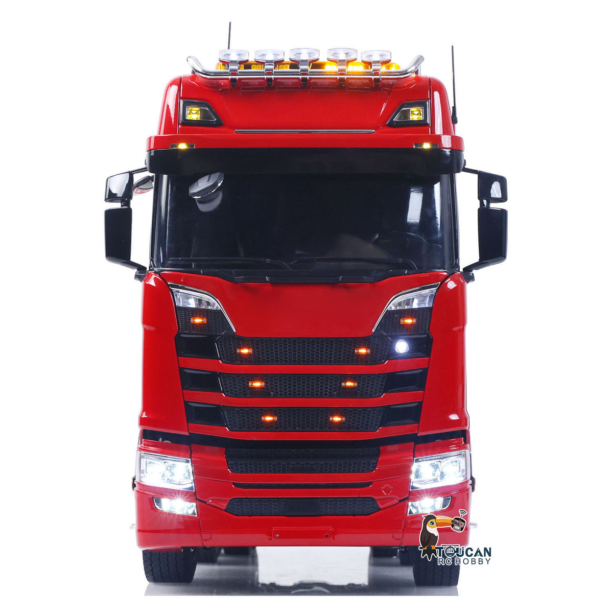 TOUCAN RC HOBBY LXY SC 770S 1/14 8*8 Radio Control Tractor Truck Wheel Side Reduction Axles Three Speed Transmission Hobbywing 1060 ESC 35T Motor