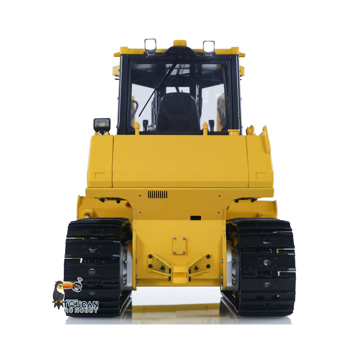 TOUCAN RC HOBBY JZModel D65EX 1/12 Metal RC Hydraulic Bulldozer PNP 3CH Valve FlySky I6S Radio Controller Light Sound System for Construction Truck Enthusiasts Outdoor