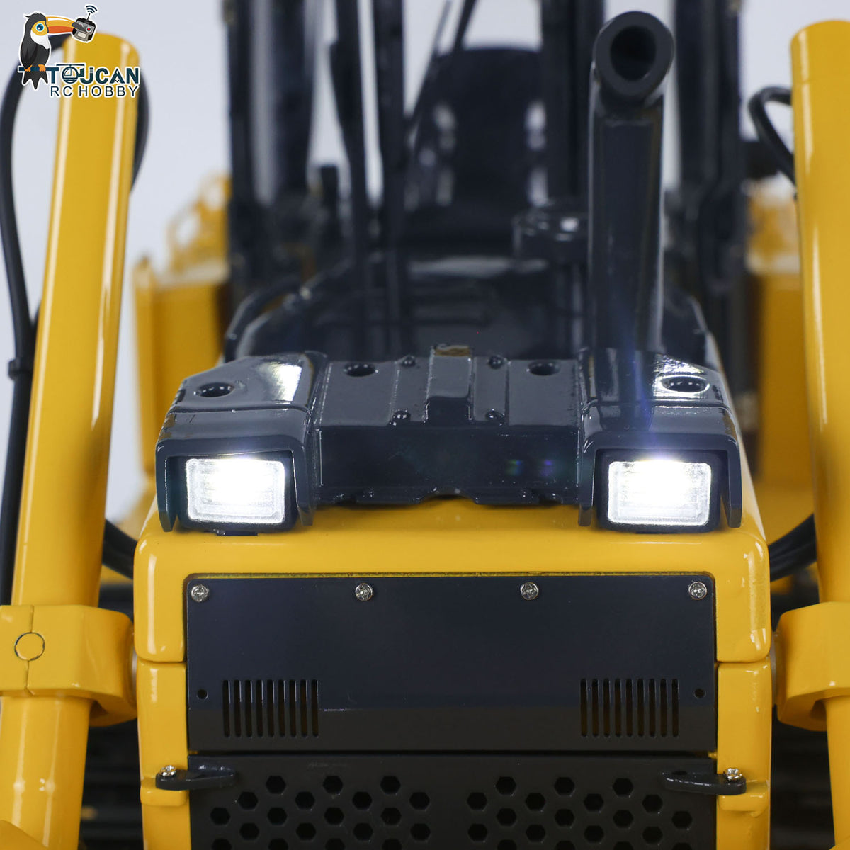 TOUCAN RC HOBBY JZModel D65EX 1/12 Metal RC Hydraulic Bulldozer PNP 3CH Valve FlySky I6S Radio Controller Light Sound System for Construction Truck Enthusiasts Outdoor