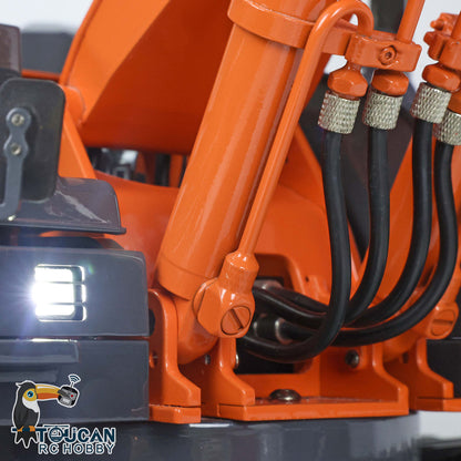 TOUCAN RC HOBBY JZModel Metal 1/12 Scale RC Hydraulic Excavator Radio Control Heavy Equipment DIM H2 ZX210 Construction Digger Easter Sale