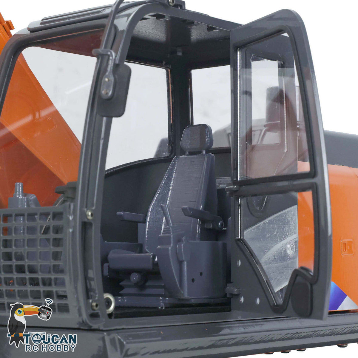 TOUCAN RC HOBBY JZModel Metal 1/12 Scale RC Hydraulic Excavator Radio Control Heavy Equipment DIM H2 ZX210 Construction Digger Easter Sale