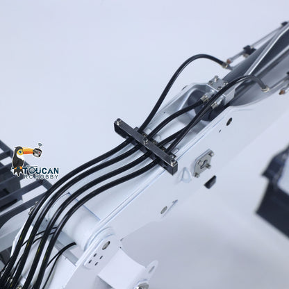 TOUCAN RC HOBBY CUT RC Hobby RC Hobby LR914 1/14 Metal RC Hydraulic Wheel Excavator RTR 8-Way Valve Axle Differential Lock Hobbywing Fusion Brushless Motor & ESC Quick Coupler Light Sound Tail Hook