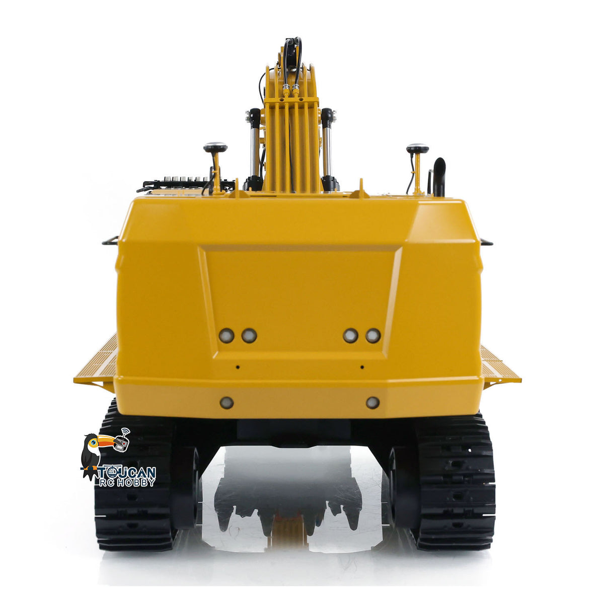 TOUCAN RC HOBBY BMG C374 1/14 Metal RC RTR Hydraulic Excavator Brushless Motor Quick Coupler Light Sound FlySky I6S Controller for Construction Model Collectors