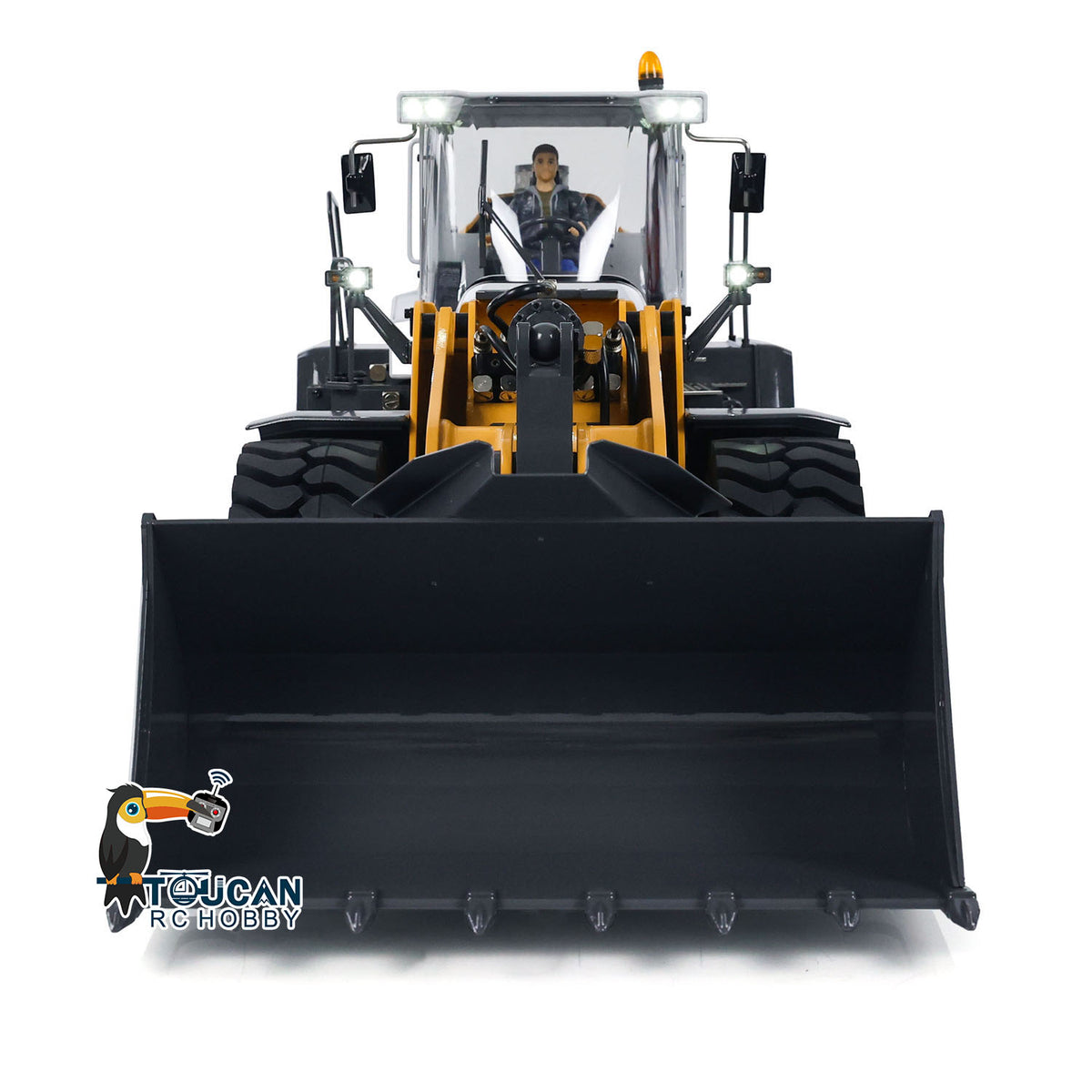 TOUCAN RC HOBBY Fast Free Shipping XDRC 580 1/14 Metal RC Hydraulic Loader RTR Engineering Vehicles Smoke Lights