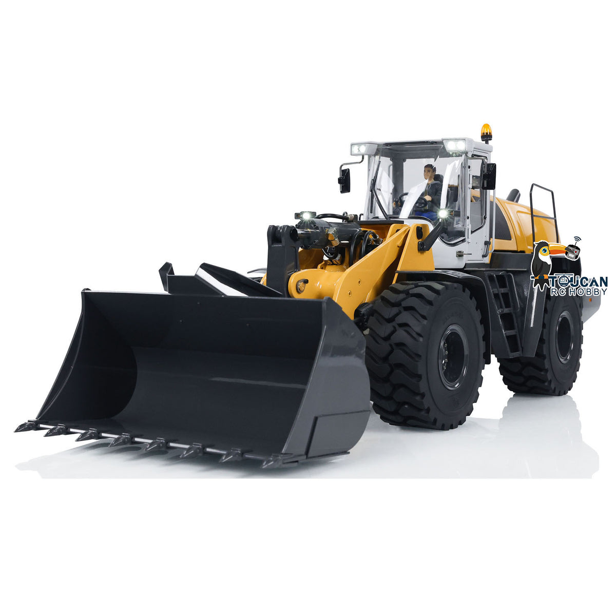 TOUCAN RC HOBBY Fast Free Shipping XDRC 580 1/14 Metal RC Hydraulic Loader RTR Engineering Vehicles Smoke Lights