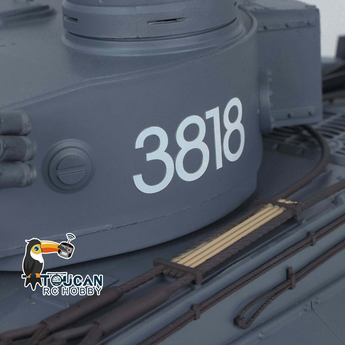 TOUCAN RC HOBBY Heng Long 1/16 TK7.0 Promotion German Tiger I 3818 RTR RC Tank Barrel Recoil BB IR Smoke Metal Tracks Sprockets Idlers Wheels