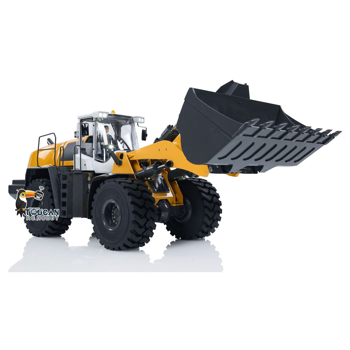 TOUCAN RC HOBBY Fast Free Shipping XDRC 580 1/14 Metal RC Hydraulic Loader RTR Engineering Vehicles Smoke Lights