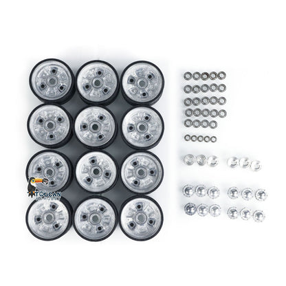 Suspensions et roues en métal TOUCAN RC HOBBY pour char militaire radiocommandé 1/16 Heng Long 3938 3939 modèle russe T90 T72, accessoires de bricolage
