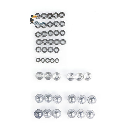 Suspensions et roues en métal TOUCAN RC HOBBY pour char militaire radiocommandé 1/16 Heng Long 3938 3939 modèle russe T90 T72, accessoires de bricolage