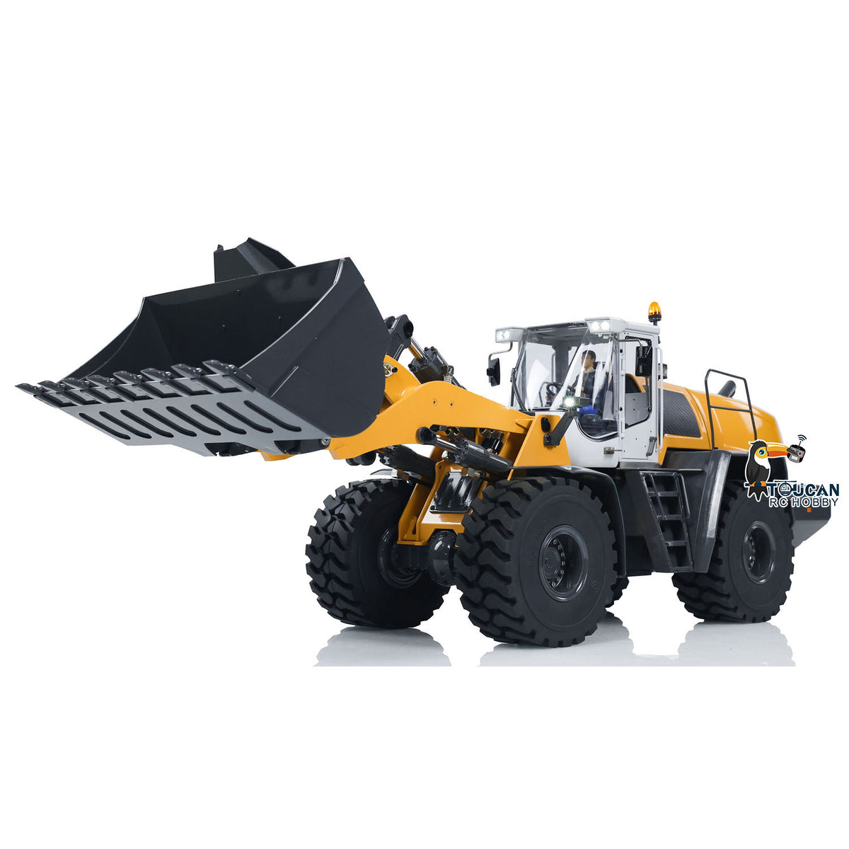 TOUCAN RC HOBBY Fast Free Shipping XDRC 580 1/14 Metal RC Hydraulic Loader RTR Engineering Vehicles Smoke Lights