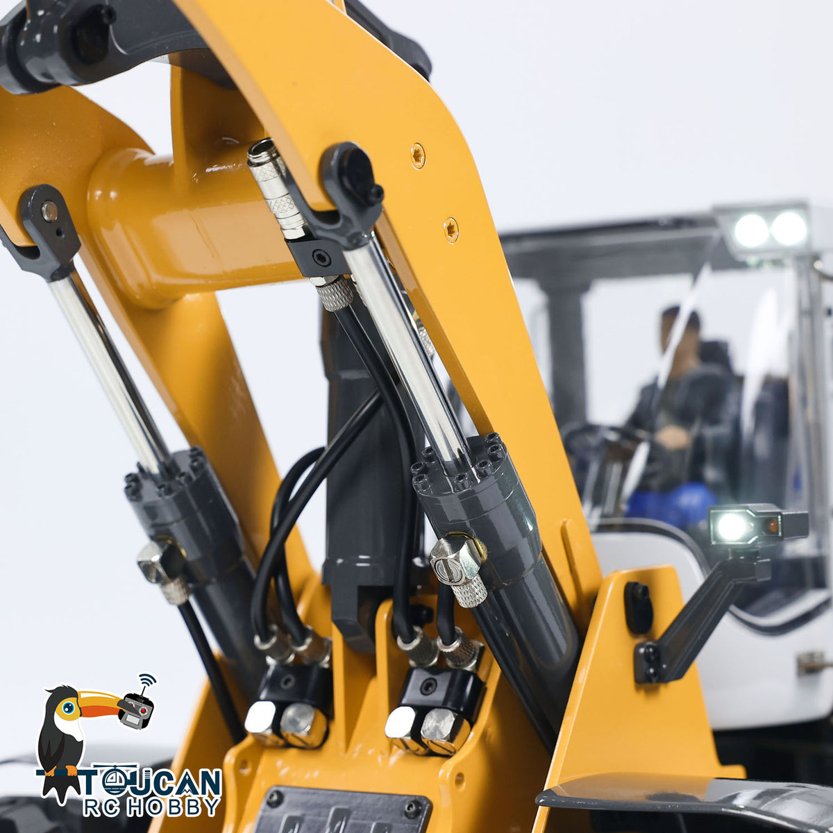 TOUCAN RC HOBBY Fast Free Shipping XDRC 580 1/14 Metal RC Hydraulic Loader RTR Engineering Vehicles Smoke Lights