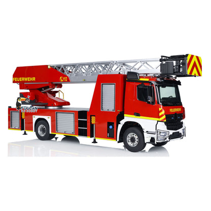 TOUCAN RC HOBBY 1/14 4X2 Metal Gerabox Axle RC Ladder Truck 3363 770S FMX Fire Truck ST8 Radio Battery 2Speed RTR Emulated Car Hobby Models